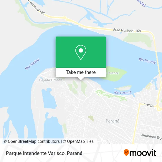 Parque Intendente Varisco map