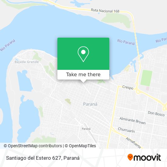 Mapa de Santiago del Estero 627