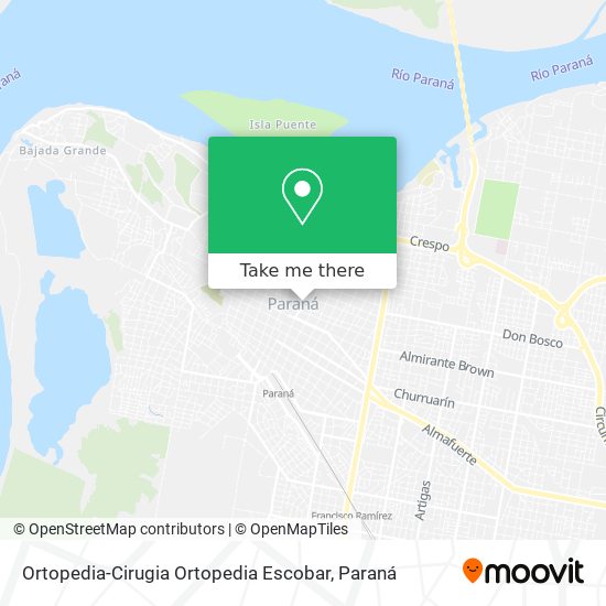 Ortopedia-Cirugia Ortopedia Escobar map