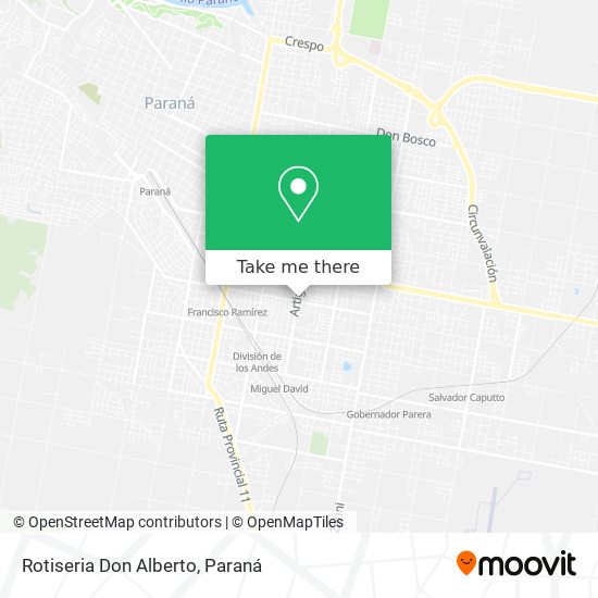 Rotiseria Don Alberto map