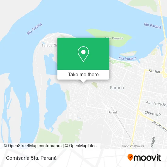 Mapa de Comisaría 5ta