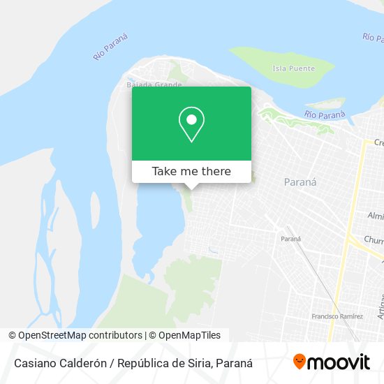 Casiano Calderón / República de Siria map