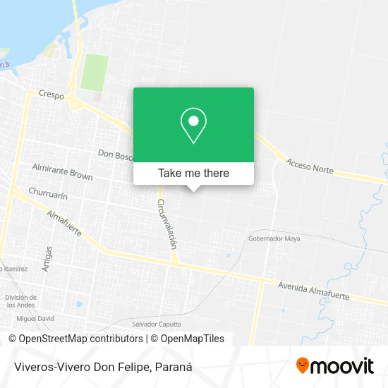 Mapa de Viveros-Vivero Don Felipe