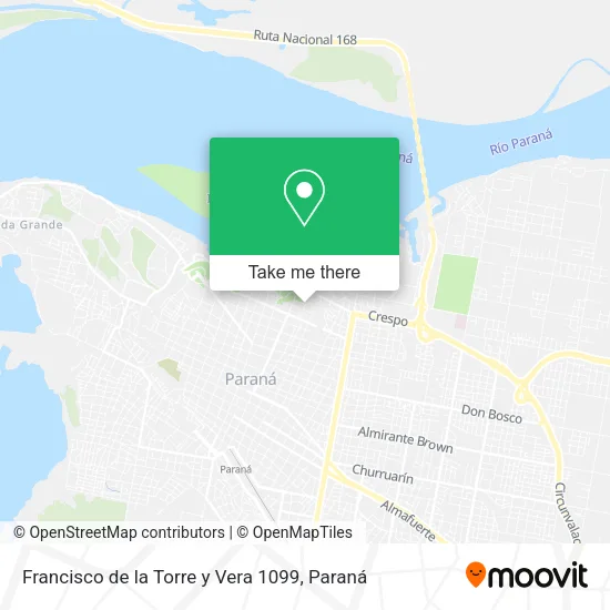Francisco de la Torre y Vera 1099 map