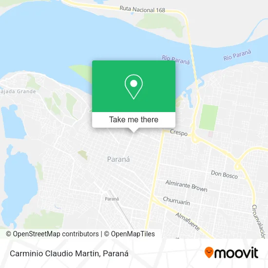 Mapa de Carminio Claudio Martin