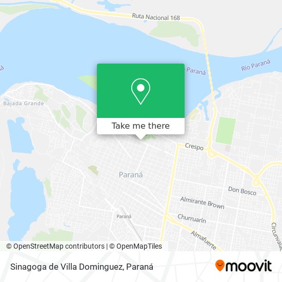 Mapa de Sinagoga de Villa Dominguez