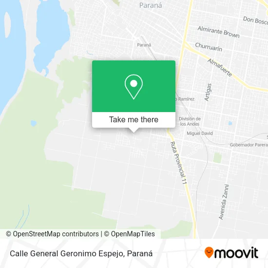 Calle General Geronimo Espejo map