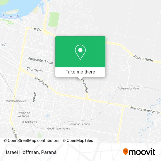 Mapa de Israel Hoffman