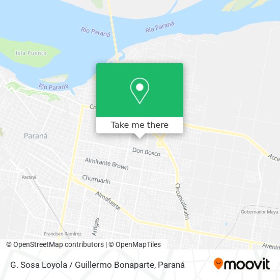 G. Sosa Loyola / Guillermo Bonaparte map