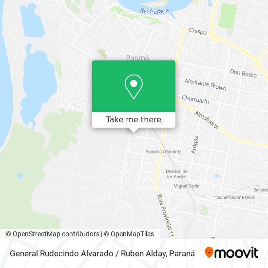 Mapa de General Rudecindo Alvarado / Ruben Alday