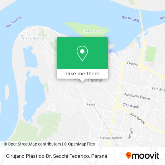 Cirujano Plástico-Dr. Secchi Federico map