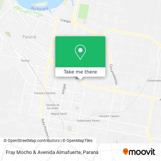 Mapa de Fray Mocho & Avenida Almafuerte
