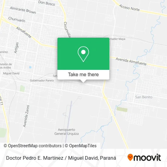 Mapa de Doctor Pedro E. Martínez / Miguel David