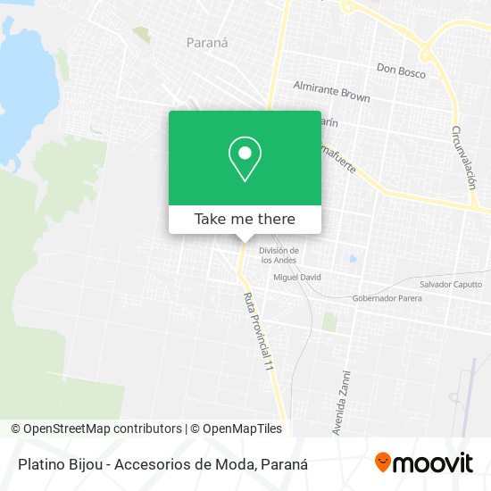 Platino Bijou - Accesorios de Moda map