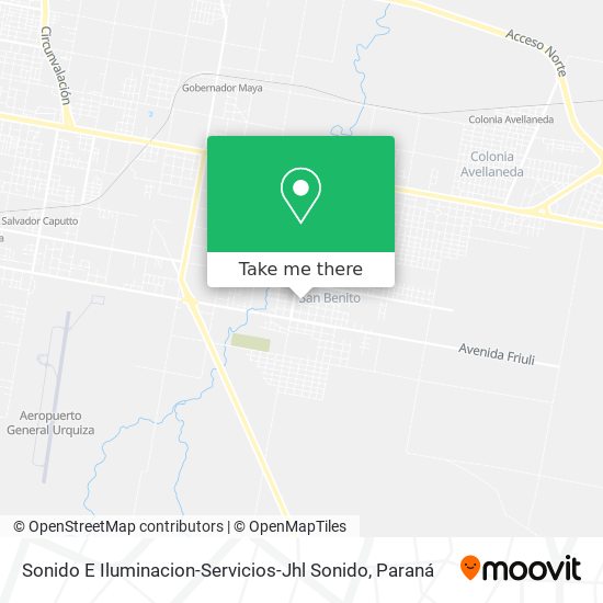 Sonido E Iluminacion-Servicios-Jhl Sonido map