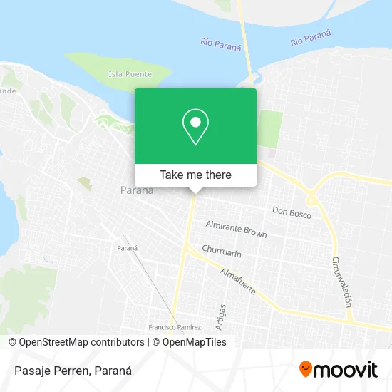Mapa de Pasaje Perren