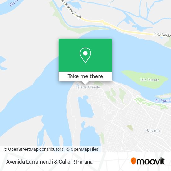 Mapa de Avenida Larramendi & Calle P
