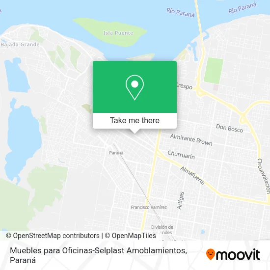 Mapa de Muebles para Oficinas-Selplast Amoblamientos