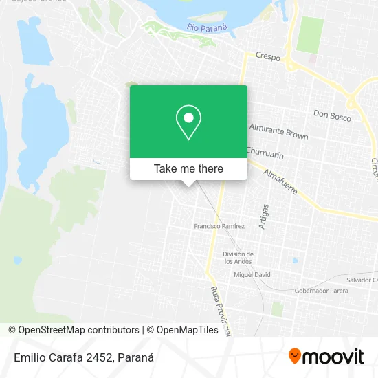 Emilio Carafa 2452 map