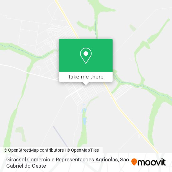 Girassol Comercio e Representacoes Agricolas map