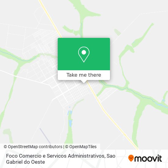 Foco Comercio e Servicos Administrativos map