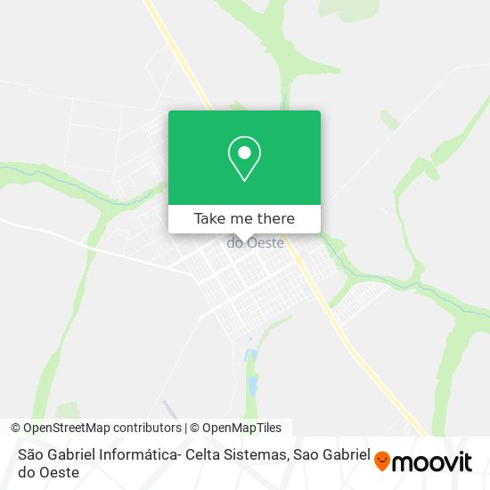 São Gabriel Informática- Celta Sistemas map