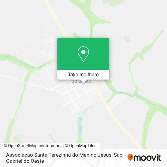 Associacao Santa Terezinha do Menino Jesus map