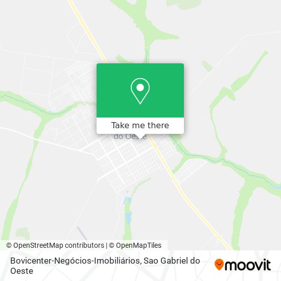 Mapa Bovicenter-Negócios-Imobiliários