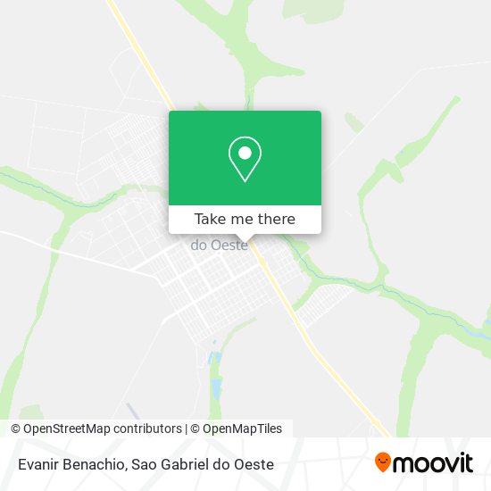 Evanir Benachio map