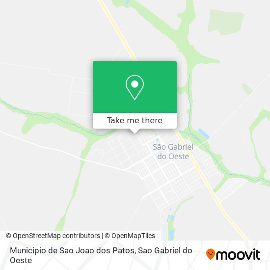 Municipio de Sao Joao dos Patos map