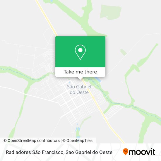 Radiadores São Francisco map