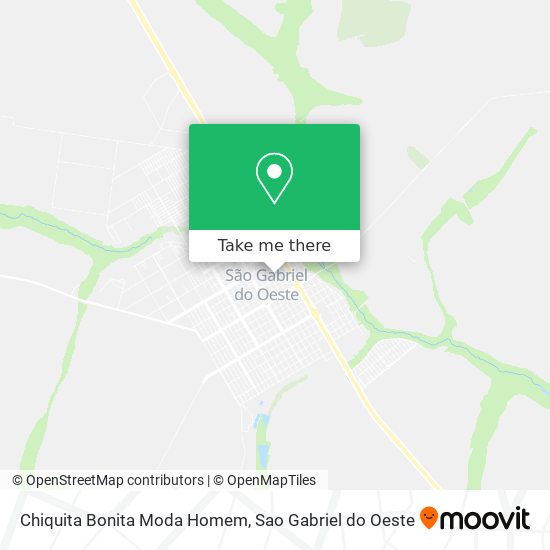 Mapa Chiquita Bonita Moda Homem