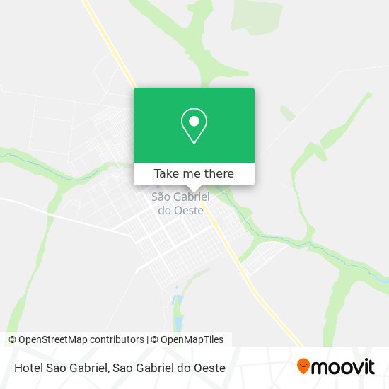 Hotel Sao Gabriel map