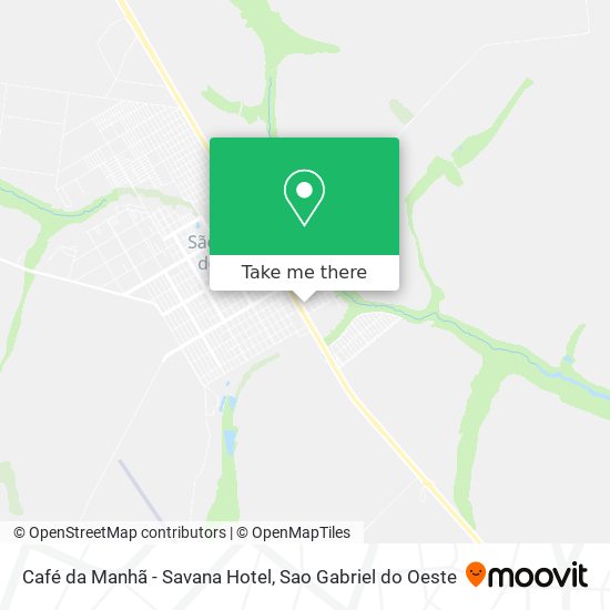 Café da Manhã - Savana Hotel map