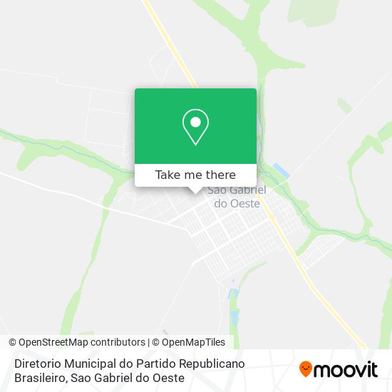 Diretorio Municipal do Partido Republicano Brasileiro map