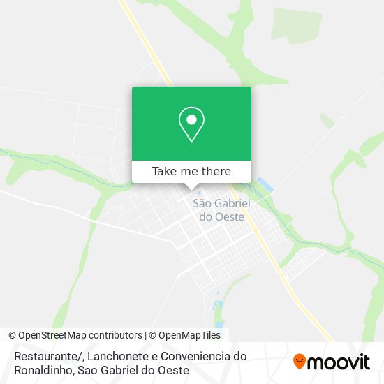 Restaurante / , Lanchonete e Conveniencia do Ronaldinho map