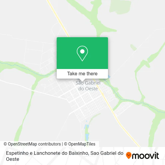 Espetinho e Lanchonete do Baixinho map