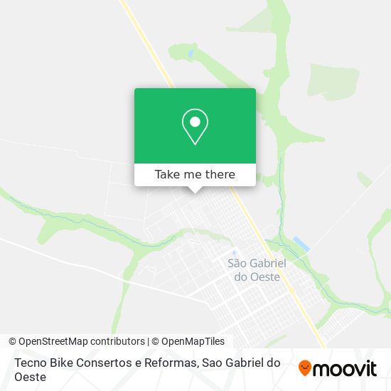 Mapa Tecno Bike Consertos e Reformas