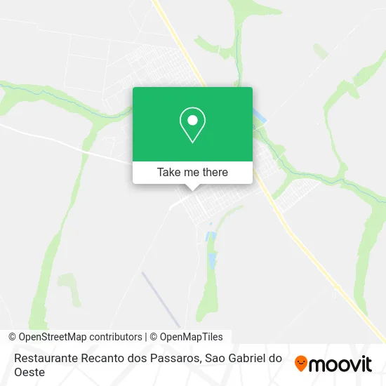 Restaurante Recanto dos Passaros map