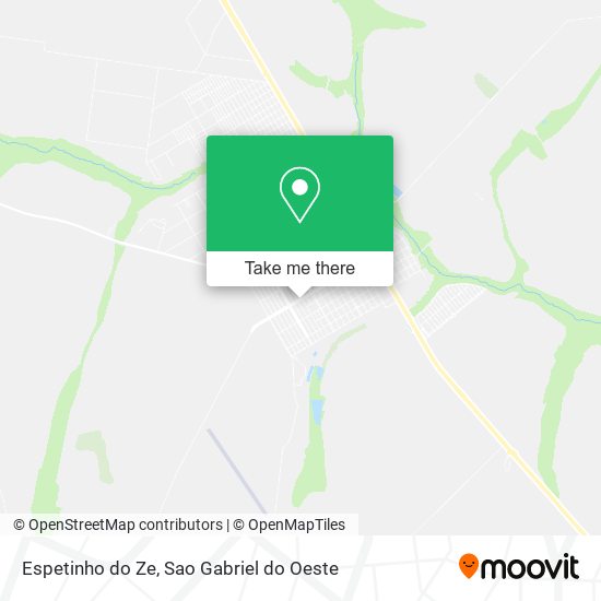 Espetinho do Ze map