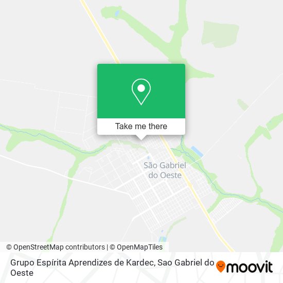 Grupo Espírita Aprendizes de Kardec map