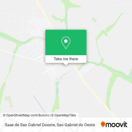Saae de Sao Gabriel Doeste map