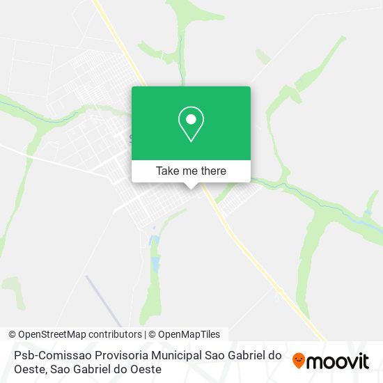 Psb-Comissao Provisoria Municipal Sao Gabriel do Oeste map