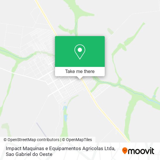 Impact Maquinas e Equipamentos Agricolas Ltda map