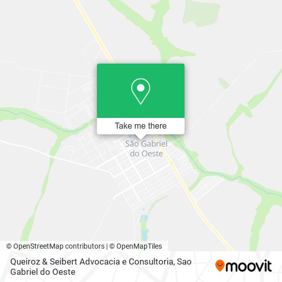 Mapa Queiroz & Seibert Advocacia e Consultoria