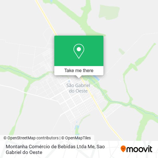 Mapa Montanha Comércio de Bebidas Ltda Me