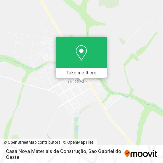 Casa Nova Materiais de Construção map