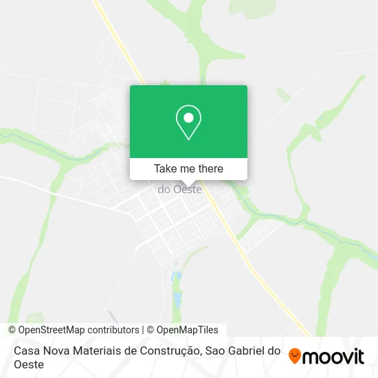 Casa Nova Materiais de Construção map