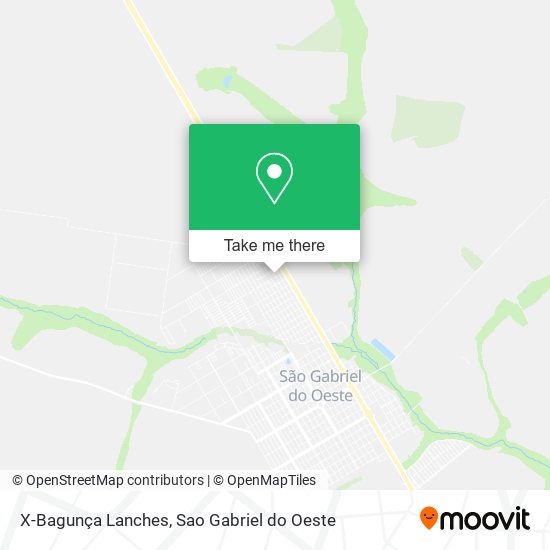 Mapa X-Bagunça Lanches