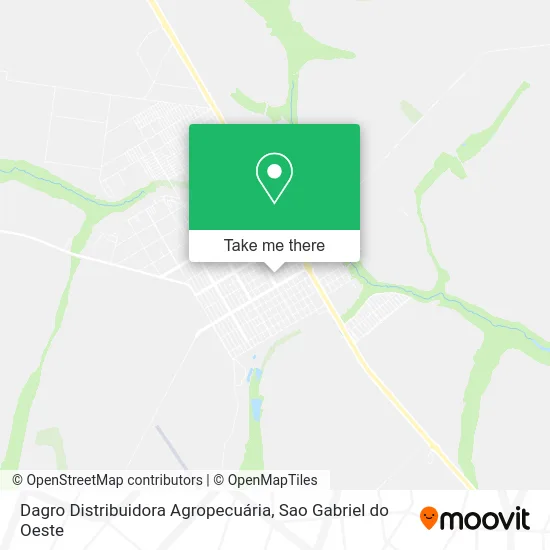 Dagro Distribuidora Agropecuária map